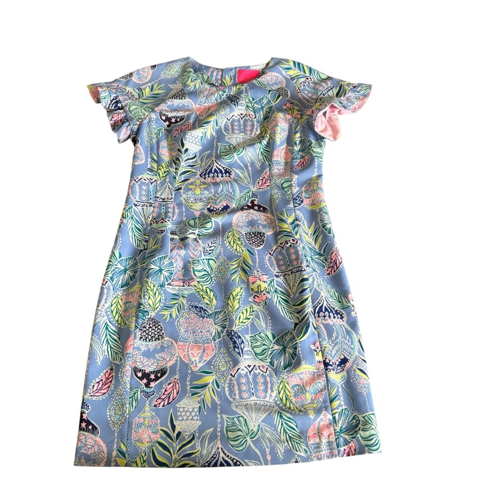 Lilly Pulitzer Blue and Green Patterned Dress- NWOT